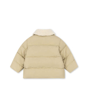 Konges Sløjd Alpi Winterjacke Pale Olive Green mit Seitentaschen