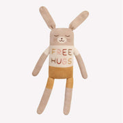 Knitted Toy Large Bunny Free Hugs