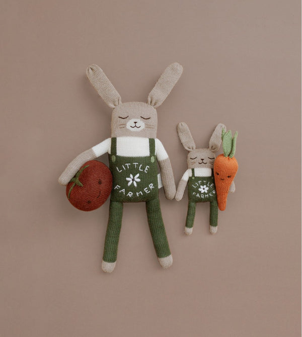 Knitted Toy Large Bunny Little Farmer