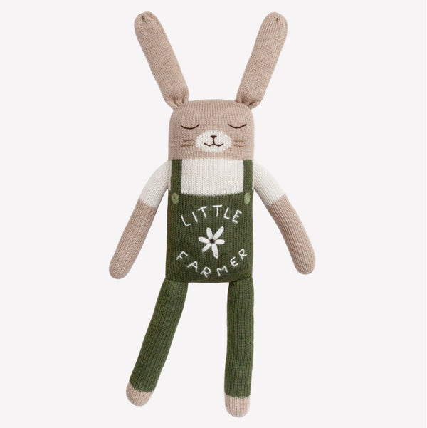 Knitted Toy Large Bunny Little Farmer