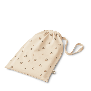 Birk Einteiler-Pyjama von Liewood in Peach mit GOTS-Zertifikat