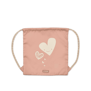 Liewood Danella Sportsack Hearts in Pale Tuscany mit Kordelzug