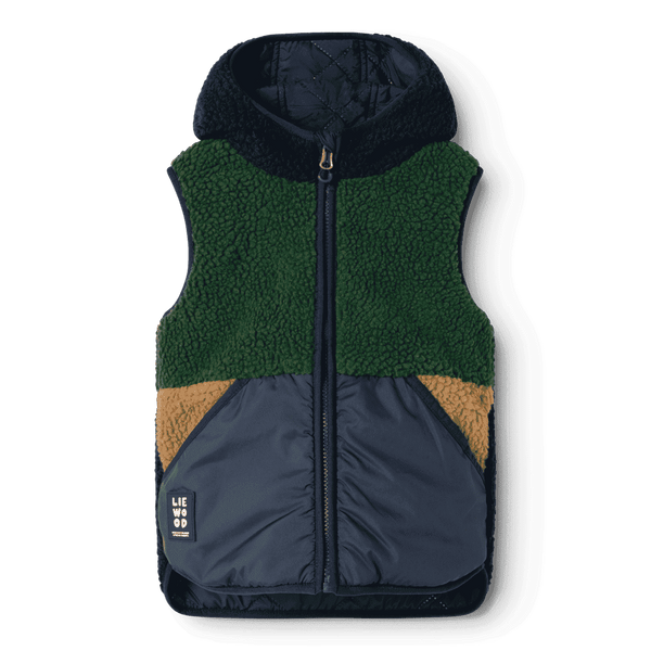 Liewood Diana Wendeweste Classic Navy Mix – Kinder Wendeweste