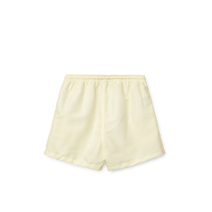 Rückansicht der Liewood Duke Badeshorts in Stripe Lemonade