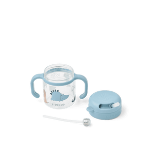 Kai Becher von Liewood mit Dino-Print und zwei Griffen