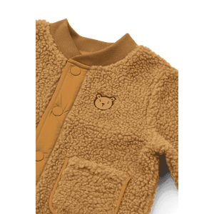 Liewood Lora Pile Jacke Golden Caramel – Rückansicht