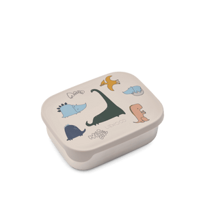 Liewood Lunch-Box Arthur im Dino-Roar-Print auf Sandy