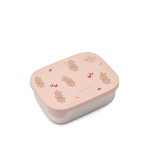 Liewood Lunch-Box Arthur im Wild-Child-Print auf Rosey