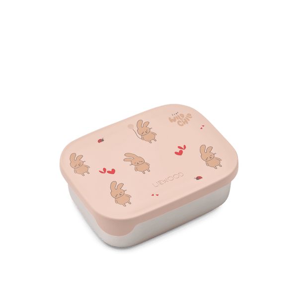 Liewood Lunch-Box Arthur im Wild-Child-Print auf Rosey