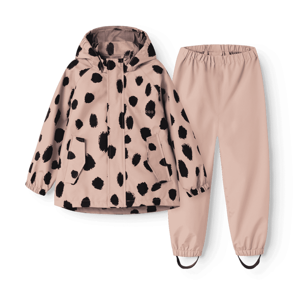 Liewood Pedia Regenset Mega Leo Spot – Regenjacke und Latzhose