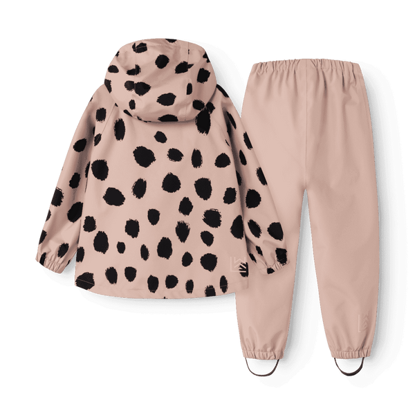 Liewood Pedia Regenset Mega Leo Spot – Regenjacke Vorderansicht
