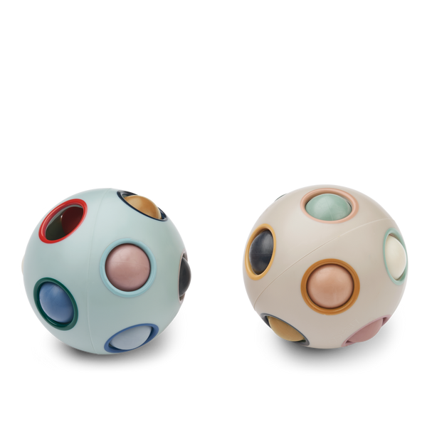 Liewood Solene Puzzle-Ball Ice Blue Mix – zwei Bälle