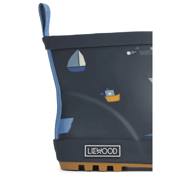 Liewood Tekla Regenstiefel Classic Navy als Paar von oben