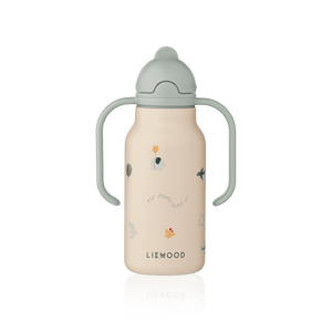 Liewood Trinkflasche Kimmie 250 ml im Flying-Print auf Sandy