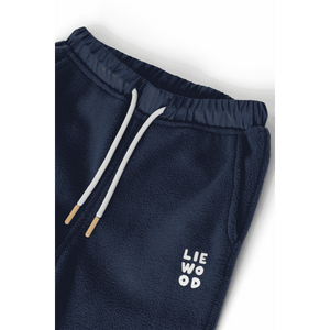 Liewood Wendy Fleecehose Classic Navy – Detail Bund