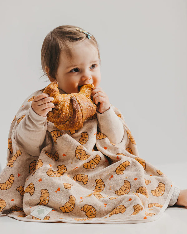 Terry bib "Boo" Croissant