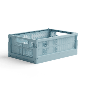 Made Crate Aufbewahrungsbox Midi Crystal Blue | Aufbewahrung & Ordnungssysteme | Beluga Kids