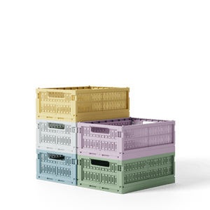 Made Crate Aufbewahrungsbox Midi Green Bean Green | Aufbewahrung & Ordnungssysteme | Beluga Kids