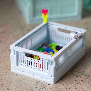 Made Crate Aufbewahrungsbox Mini Ice Cube Blue | Aufbewahrung & Ordnungssysteme | Beluga Kids