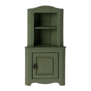 Maileg Eckschrank Maus Dunkelgrün aus Holz und Metall