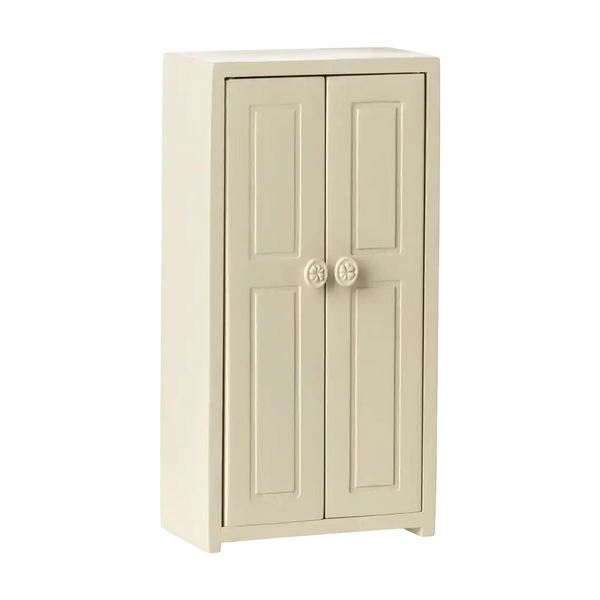 Maileg Holz Kleiderschrank für Mäuse in Cream