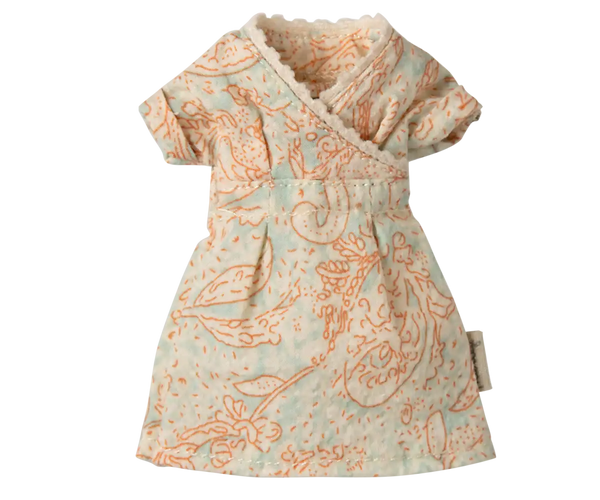 Mama Maus von Maileg im Blumenkleid, Rückansicht