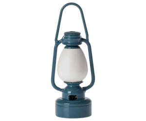 Maileg Vintage Laterne Blau, 7 cm hoch fürs Puppenhaus