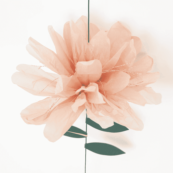 Meri Meri Blumenwand als Wanddeko im Kinderzimmer