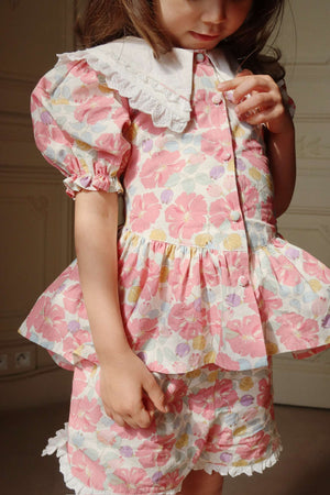 Puffärmel der Coeur Collar Bluse Fleur Anglaise im Detail