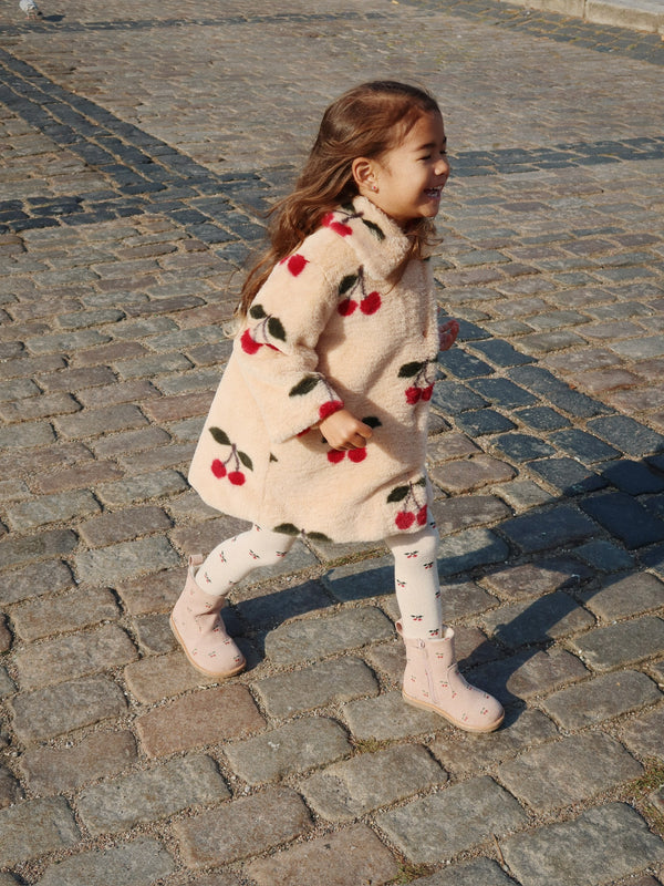 Fuzzie coat Ma Grande Cerise