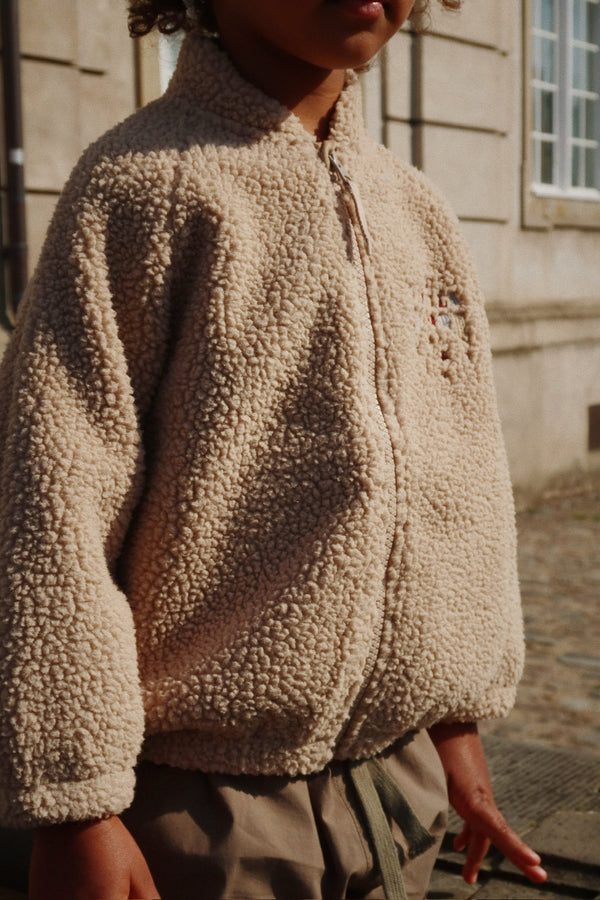 Jazz Teddy Bomber Jacket Oxford Tan