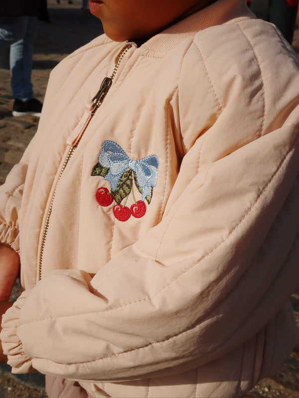 Juno Bomber Jacket Cameo Rose