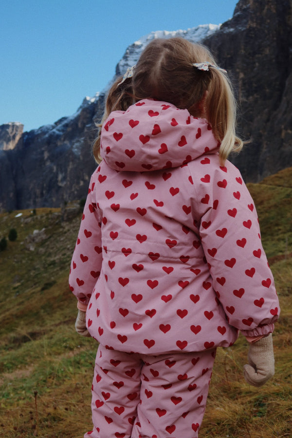 Mismou Ruffle Winter Jacket Amour Pink