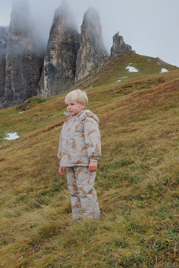 Mismou ruffle winter jacket Tiger Oak