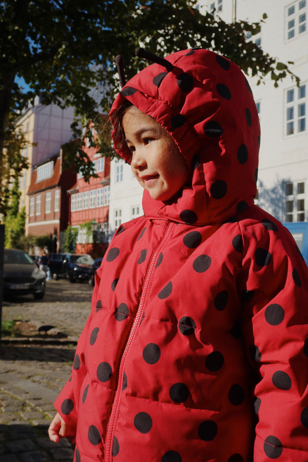 Nuka Ladybug puffer jacket Lady Dot
