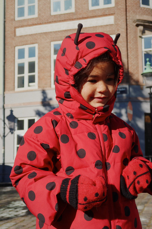 Nuka Ladybug puffer jacket Lady Dot