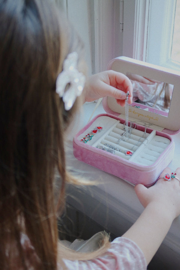 "All I wish for" jewelry set pink