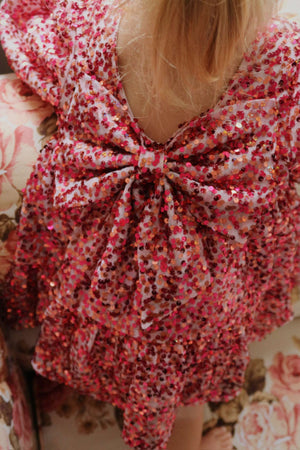 Lila Paillettenkleid Sparkling Sangria von Konges Sløjd auf einer Feier