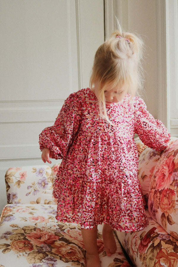 Purple sequin dress Sparkling Sangria