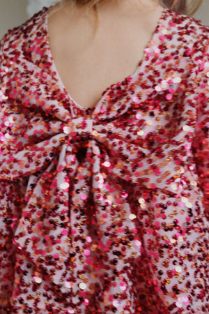 Lila Paillettenkleid Sparkling Sangria von Konges Sløjd im Festlook