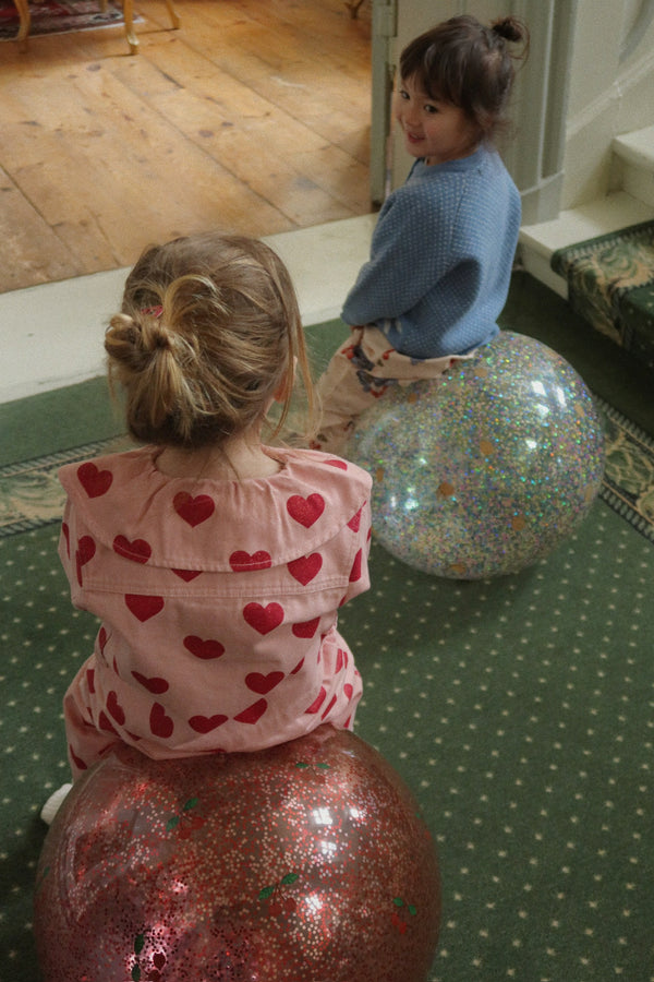 Glitter Bouncy Ball Lemon