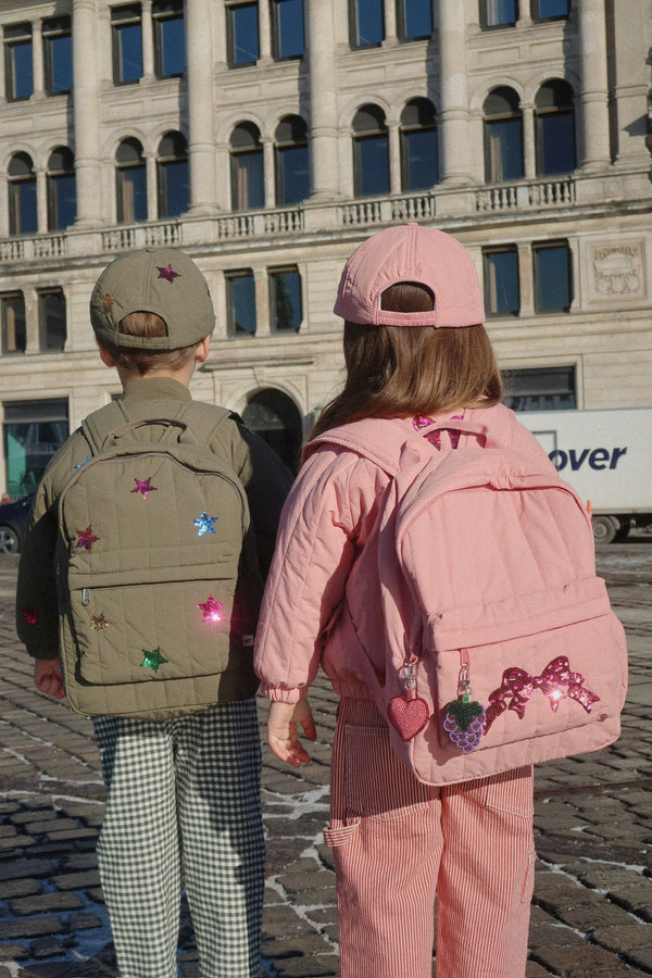 Juno Sequin Backpack Rosette