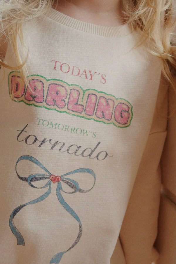 Loupy Lou sweatshirt Brazilian sand