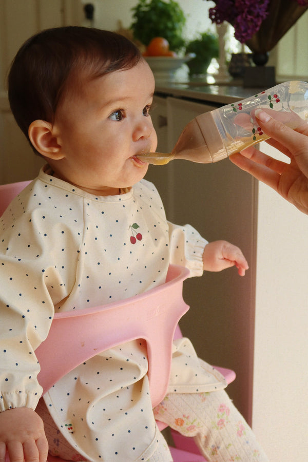 2-Pack Bib with Sleeves Navy Dot / Rain Washed