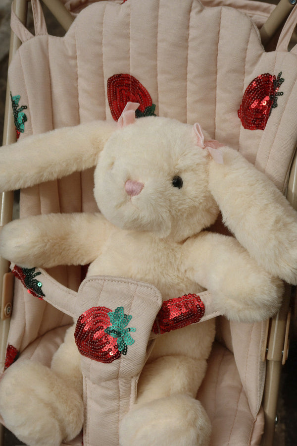 Tulle Doll's Pram Strawberry