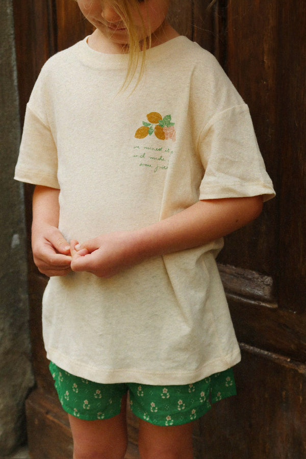 Era T-Shirt Buttercream / Juicy