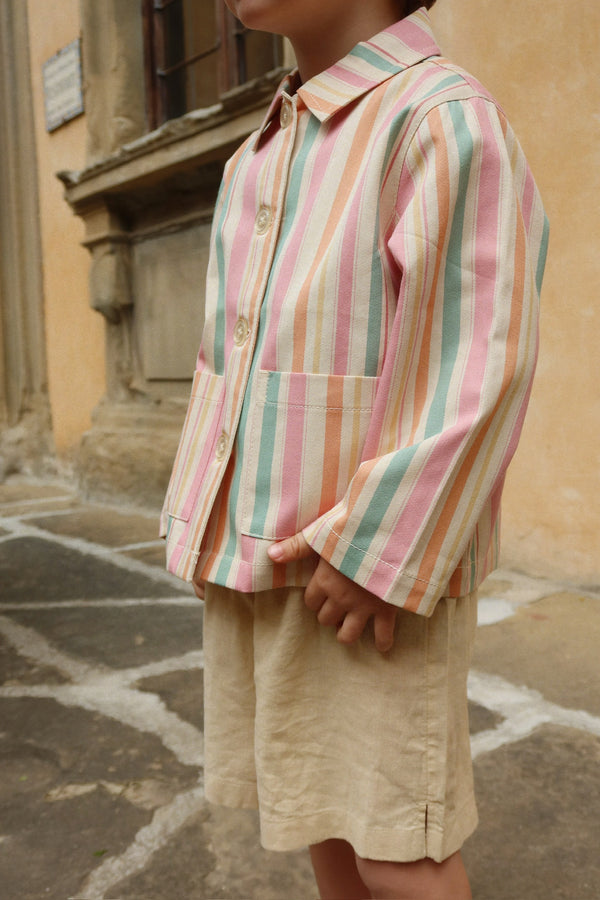 Frankie Shirt/Jacket Miami Stripe