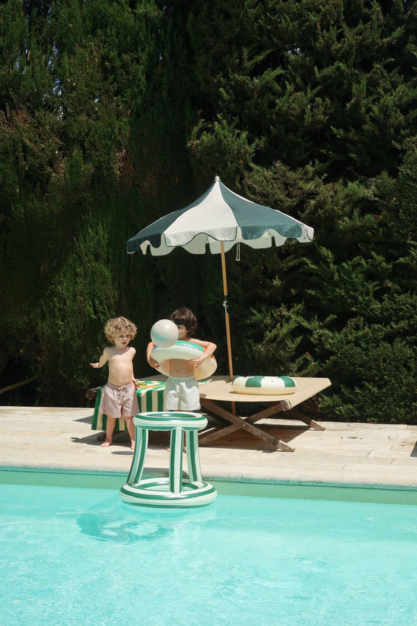 Inflatable Basketball Hoop Green Stripe
