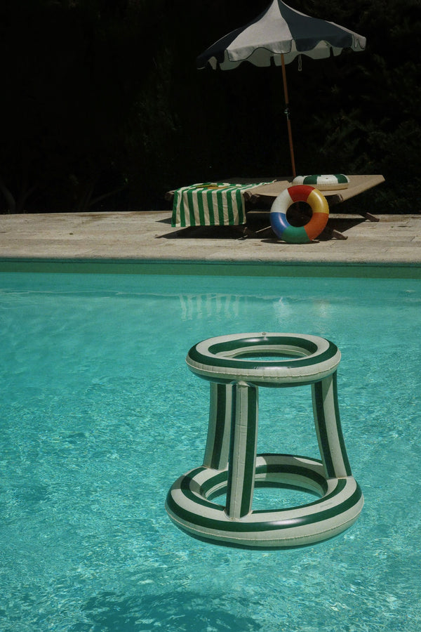 Inflatable Basketball Hoop Green Stripe
