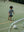 Inflatable Goal with Ball Green Stripe